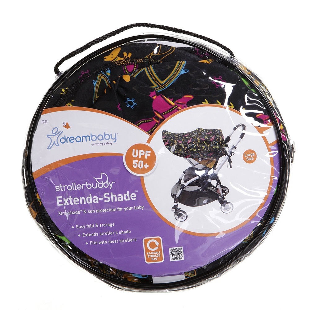 🆕 NWT Dreambaby Strollerbuddy Extenda-Shade Sz Large UPF 50+ Stroller Accessory